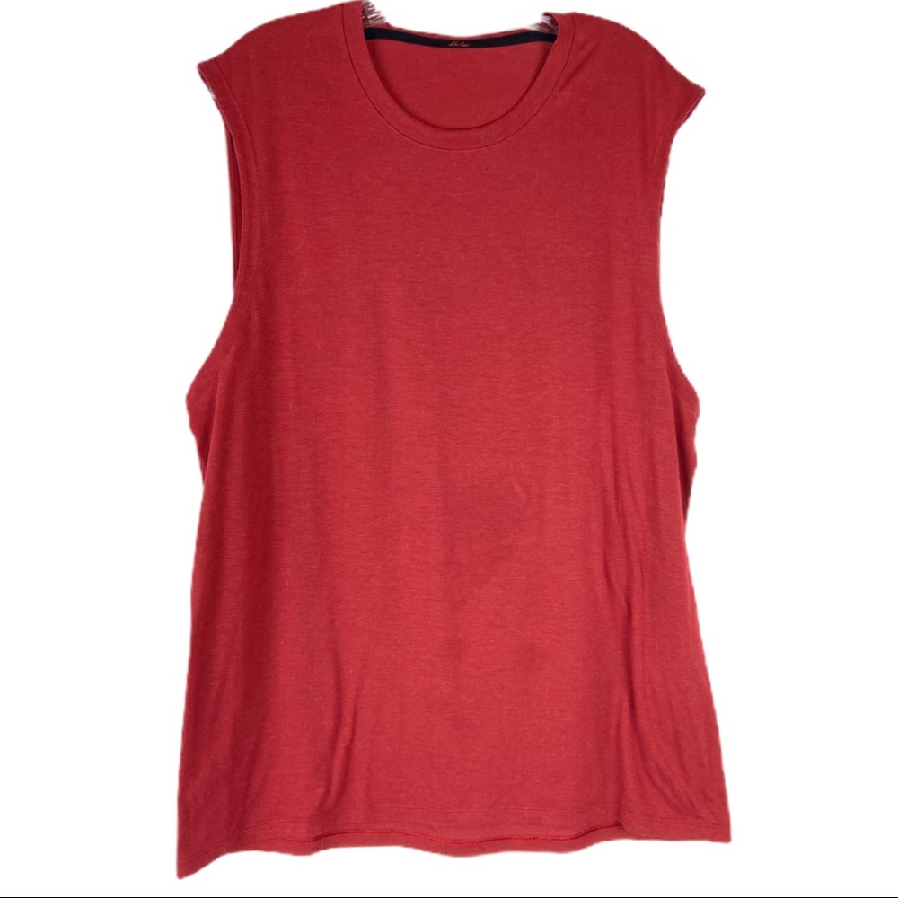 LULULEMON - Men’s Athletic Red Sleeveless Tank Top